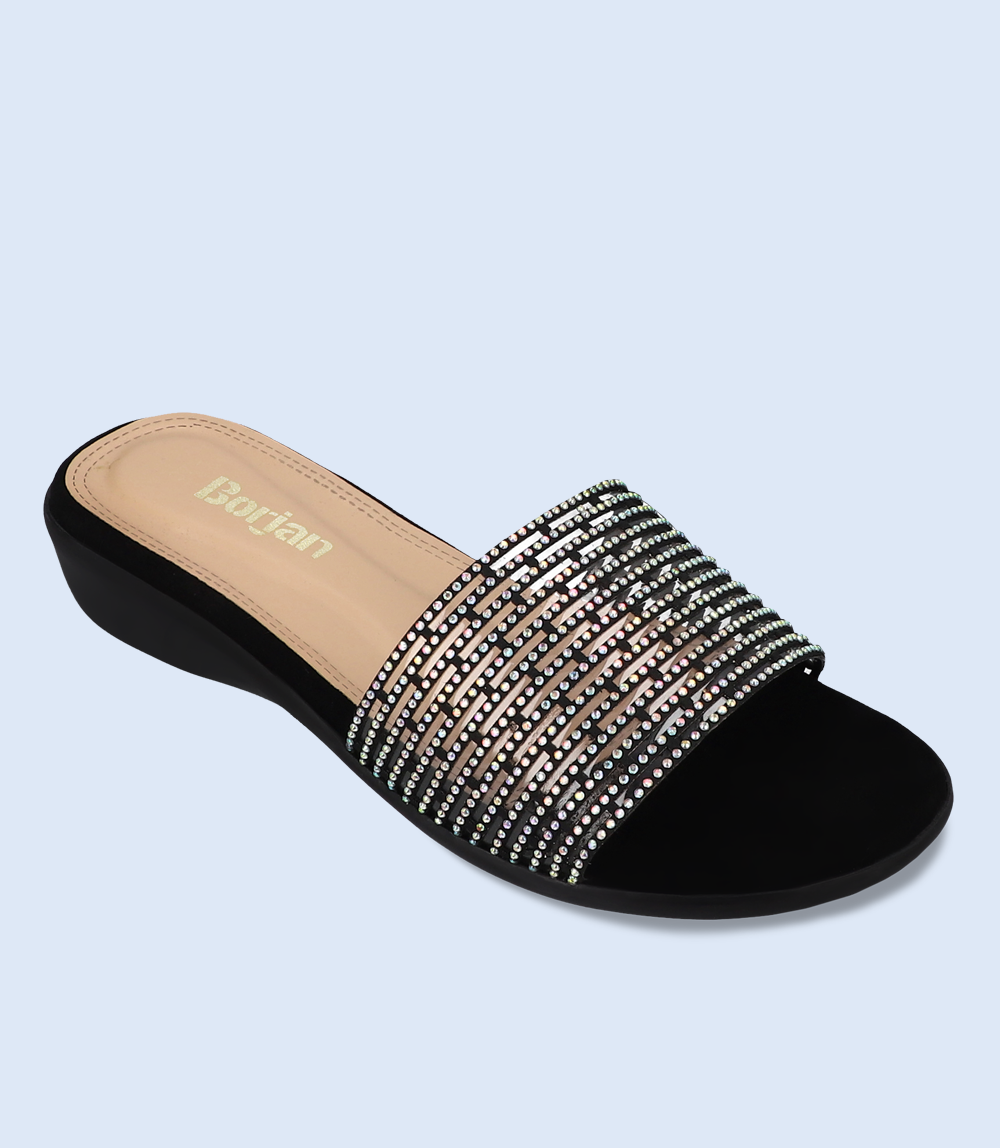 Black Women's Formal Slipper - BW8741