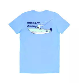 Blue Boat Island Tee - Short Sleeve for Youth