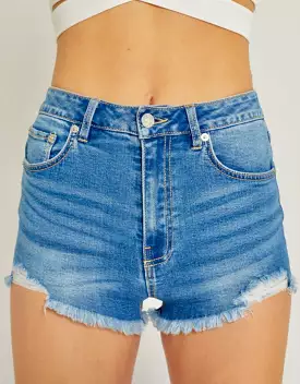 Blue Denim Shorts