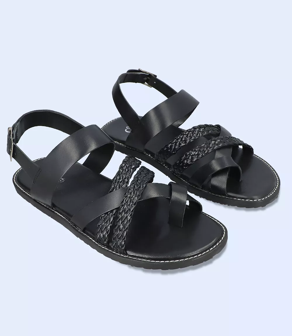 BM5594-BLACK-Men's Casual Sandal