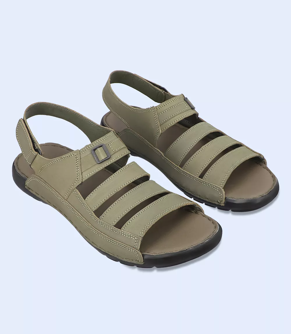 BM5658-OLIVE-Men's Casual Sandal