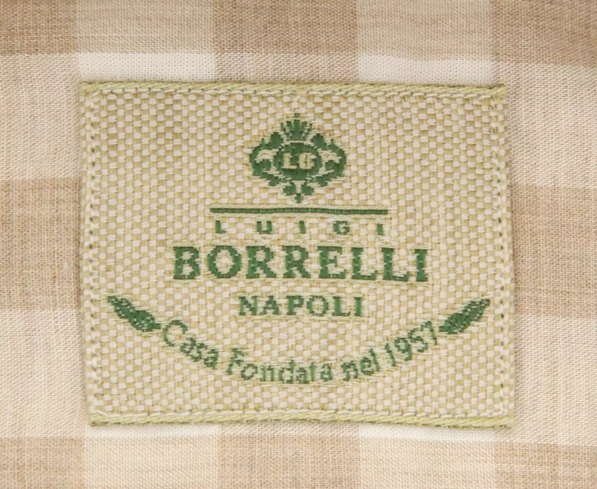 Borrelli Light Brown Shirt - Extra Slim