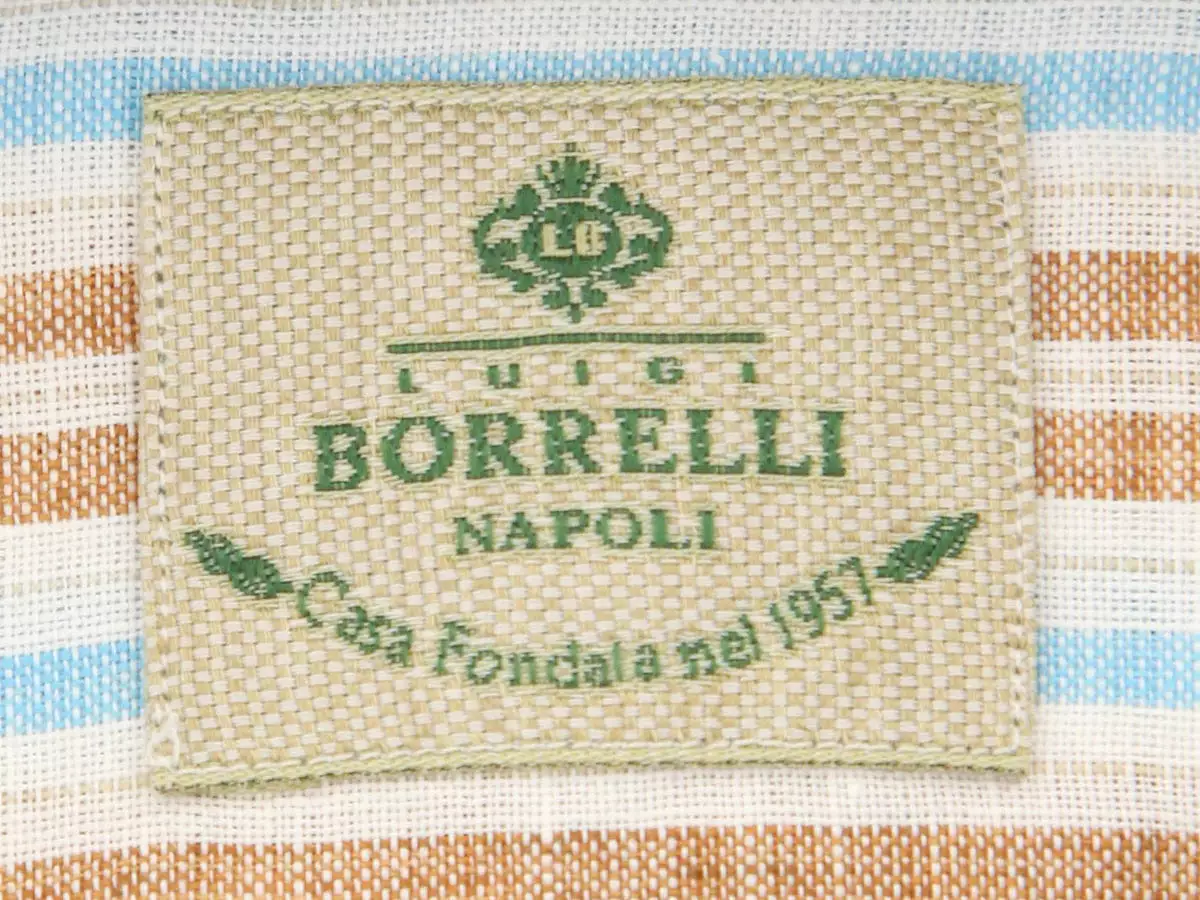 Borrelli Slim Fit Brown Shirt