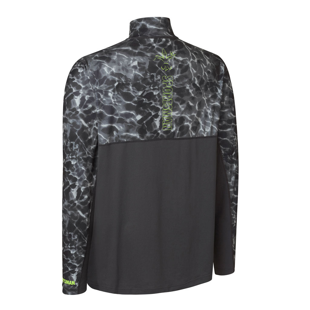 Breathable Fishing Shirt: Cool Breeze Quarter-Zip Long Sleeve