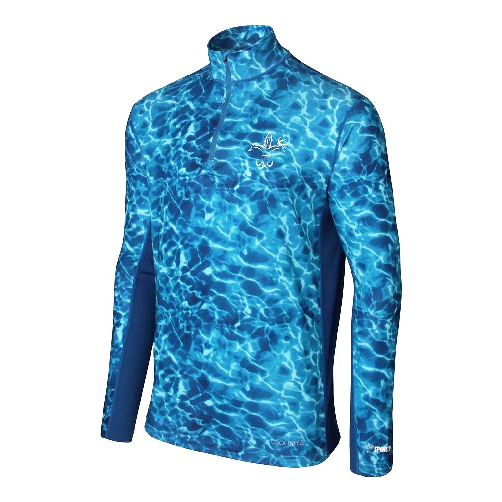 Breathable Fishing Shirt: Cool Breeze Quarter-Zip Long Sleeve