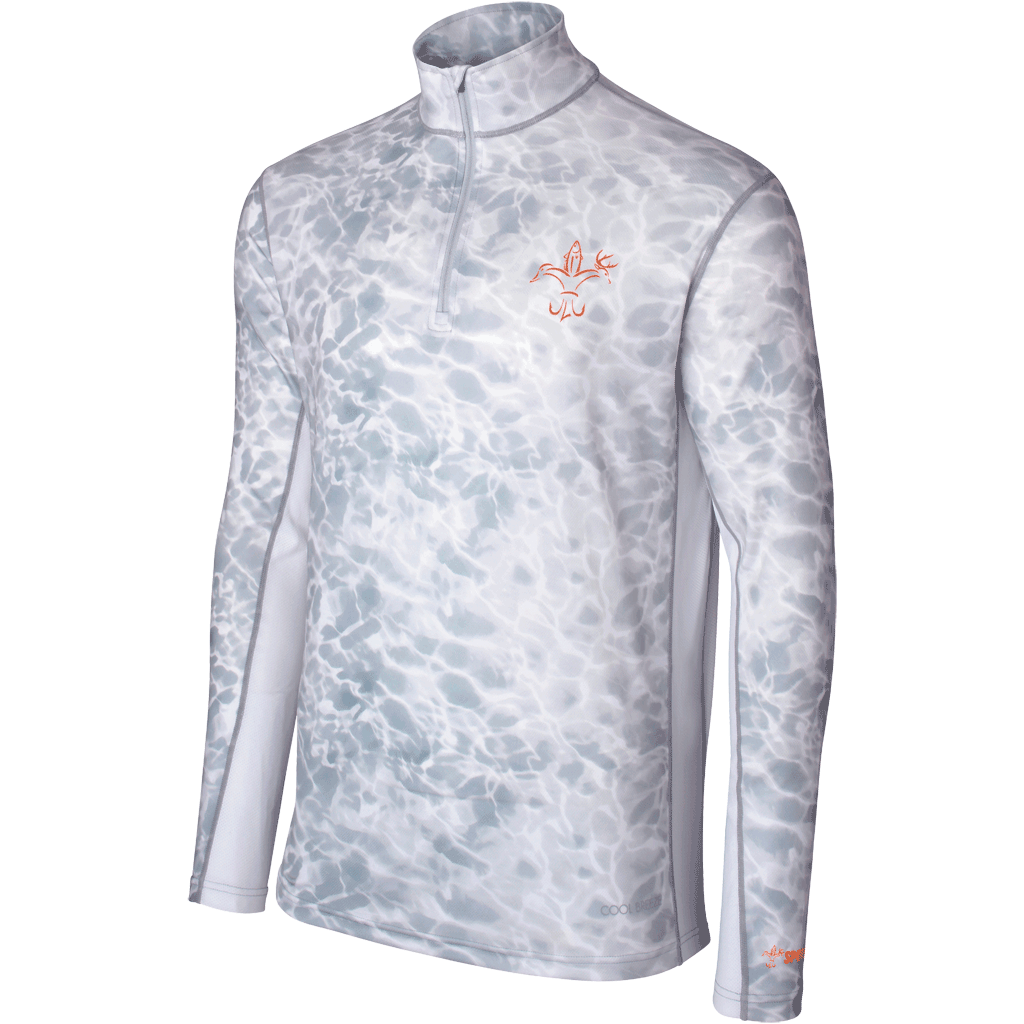 Breathable Fishing Shirt: Cool Breeze Quarter-Zip Long Sleeve