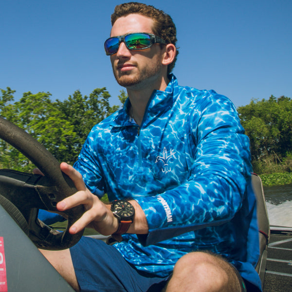 Breathable Fishing Shirt: Cool Breeze Quarter-Zip Long Sleeve