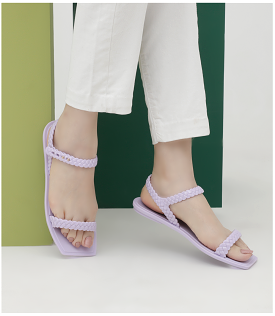 BW7648 Lilac women casual sandal