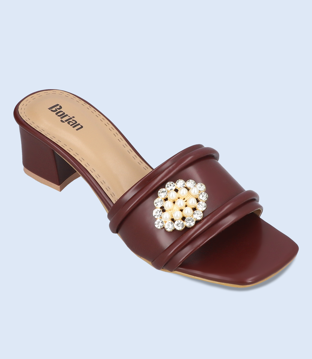 BW9353 Casual Slipper Heels for Women