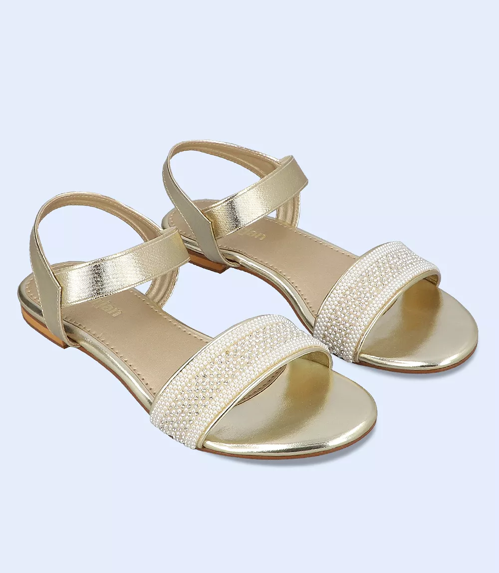 BW9477-GOLD PEARL Women Sandal