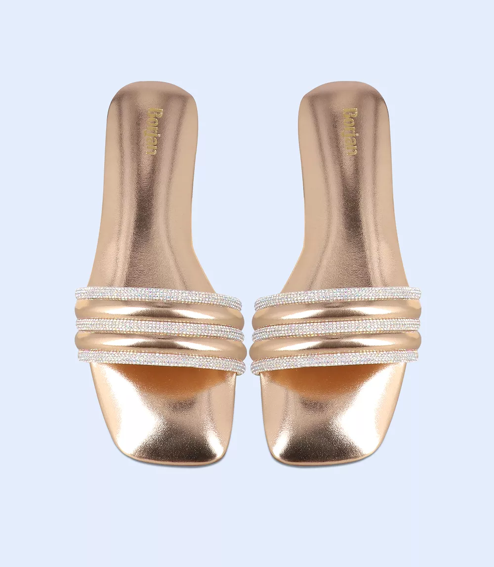 BW9626 - Rose Gold Women's Formal Slipper