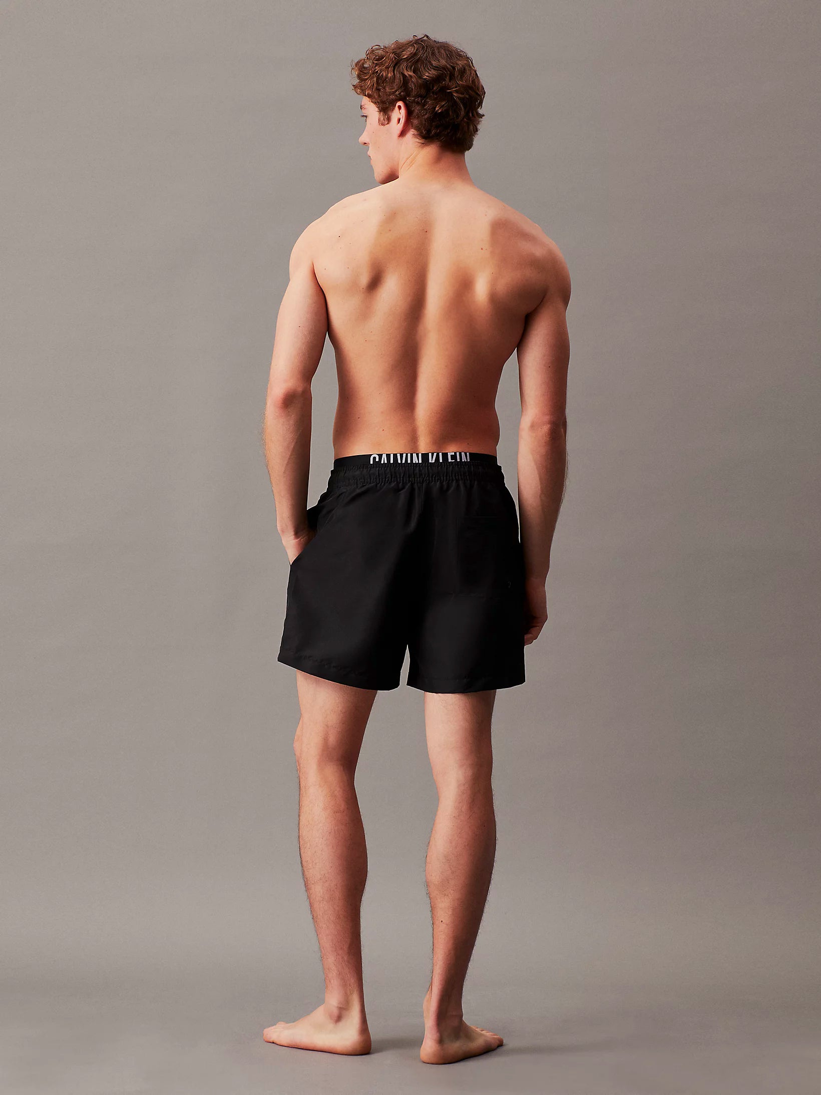 Calvin Klein Men's Swim Shorts with Double Waistband - Intense Power