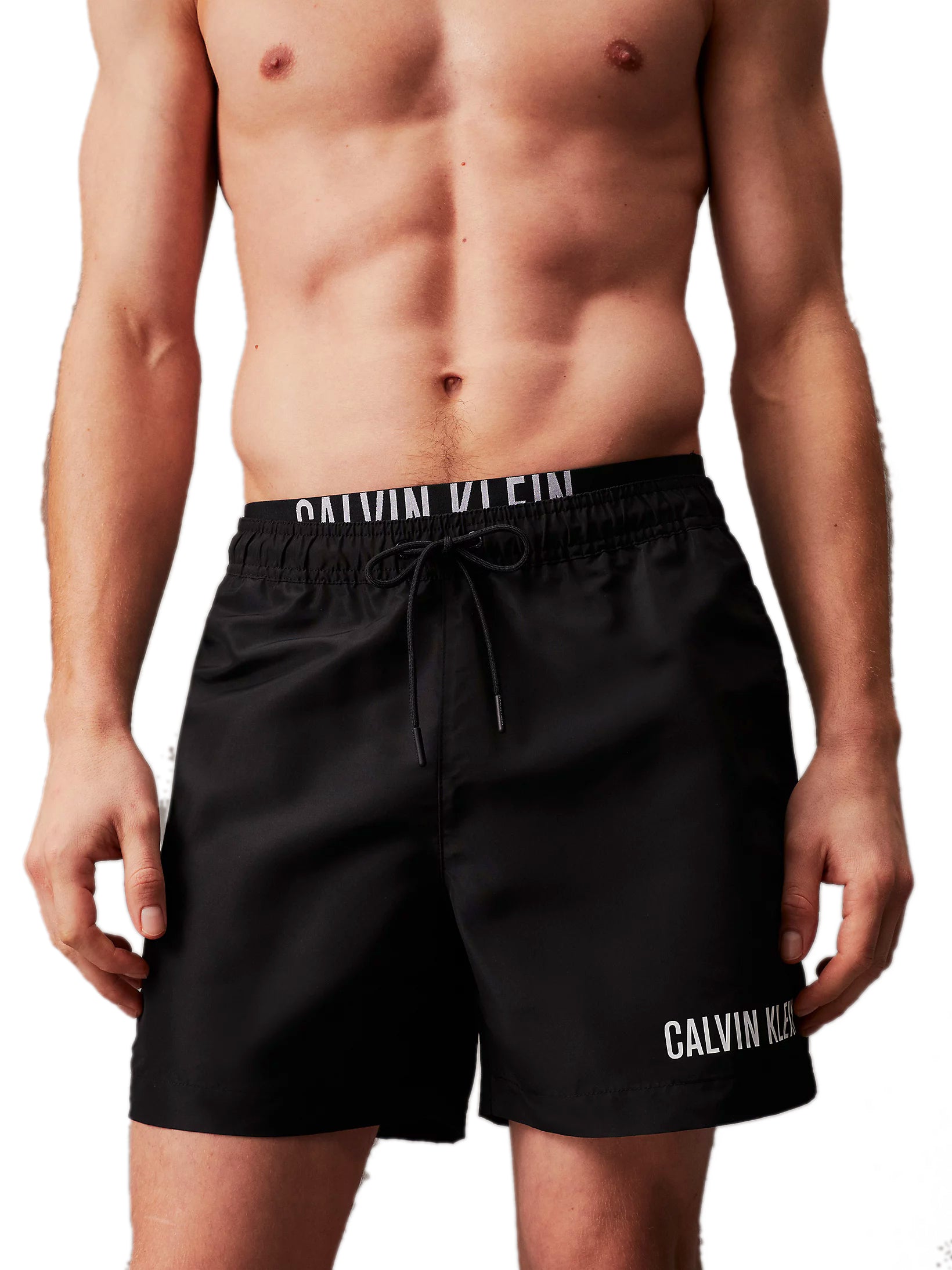 Calvin Klein Men's Swim Shorts with Double Waistband - Intense Power