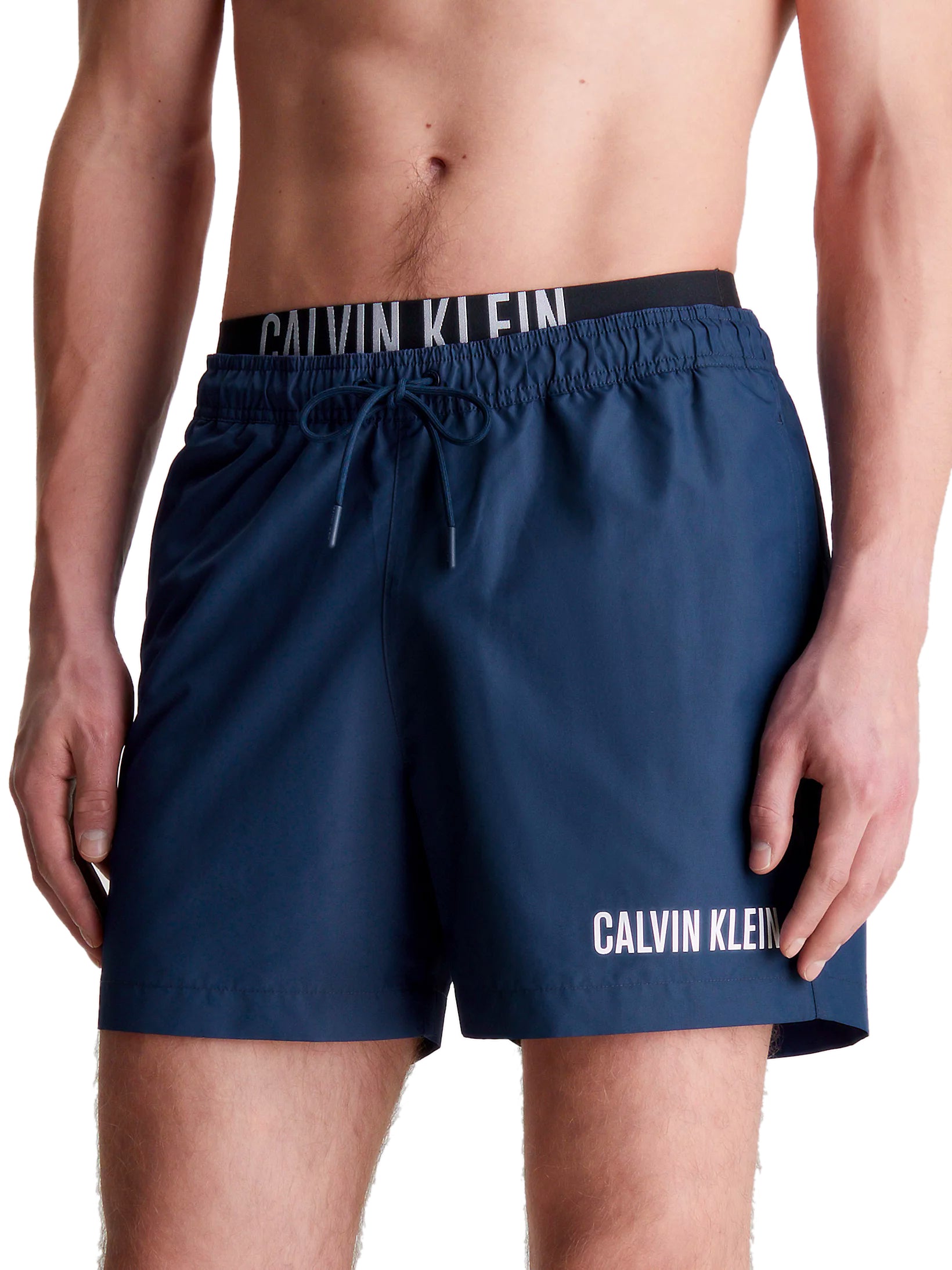 Calvin Klein Men's Swim Shorts with Double Waistband - Intense Power