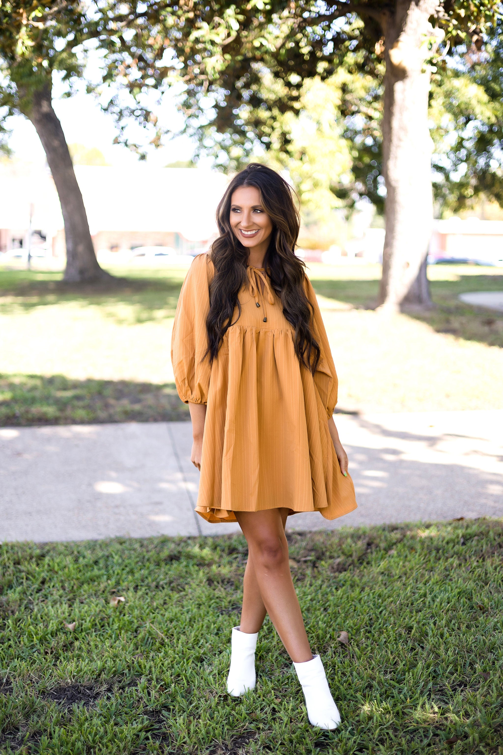 Camel Dress for Women, Perfect for a Stylish Outfit on the Go