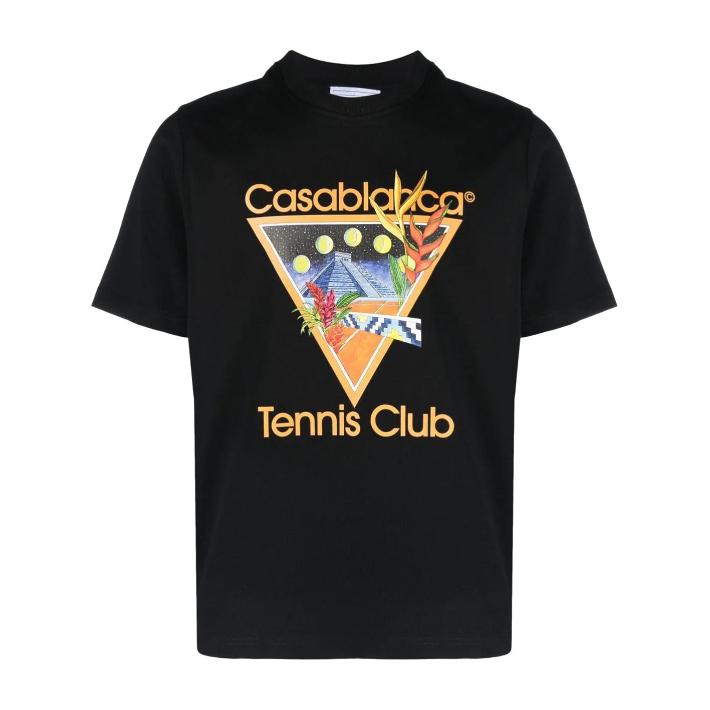 Casablanca Tennis Club Black Icon T-Shirt