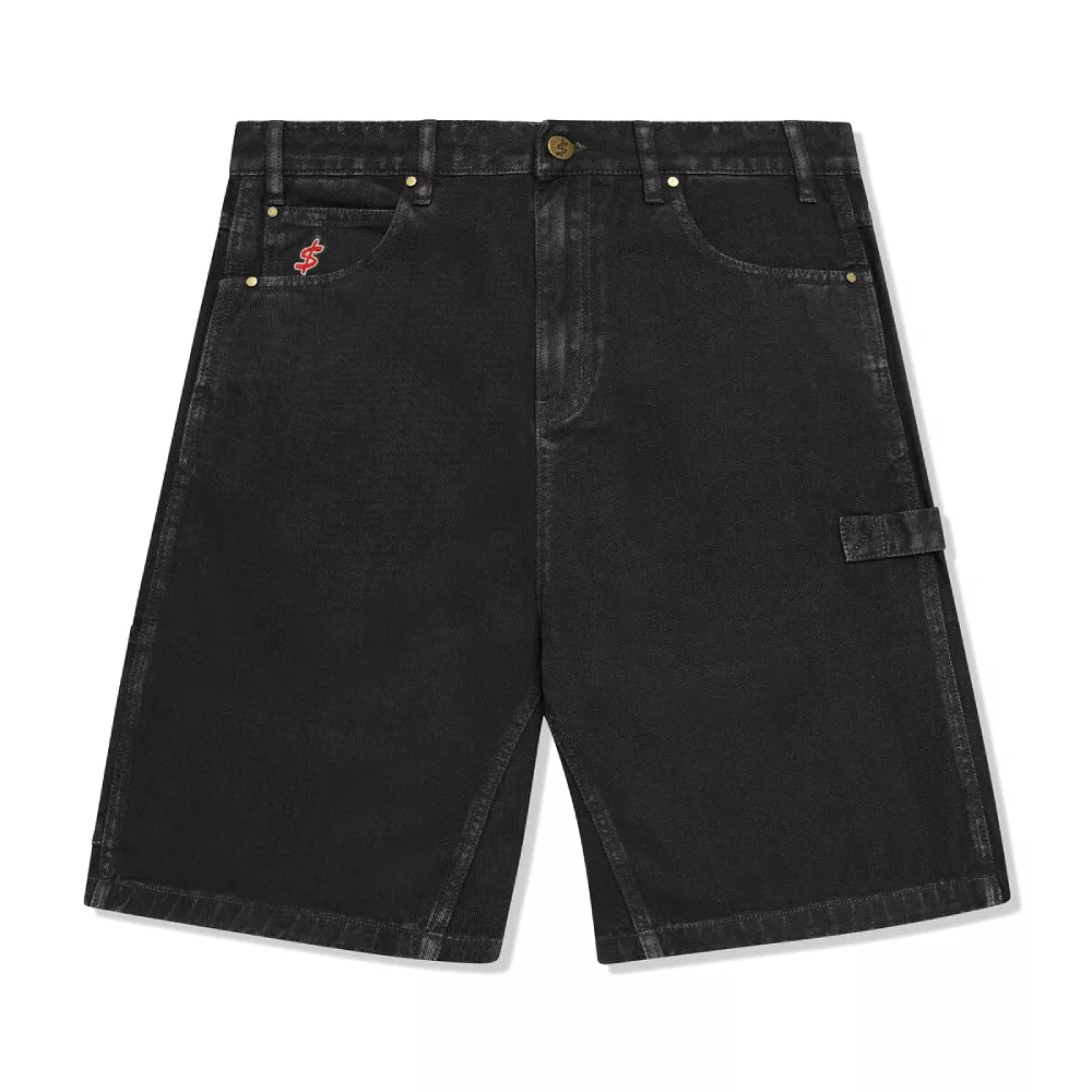 Cash Only Denim Shorts Black