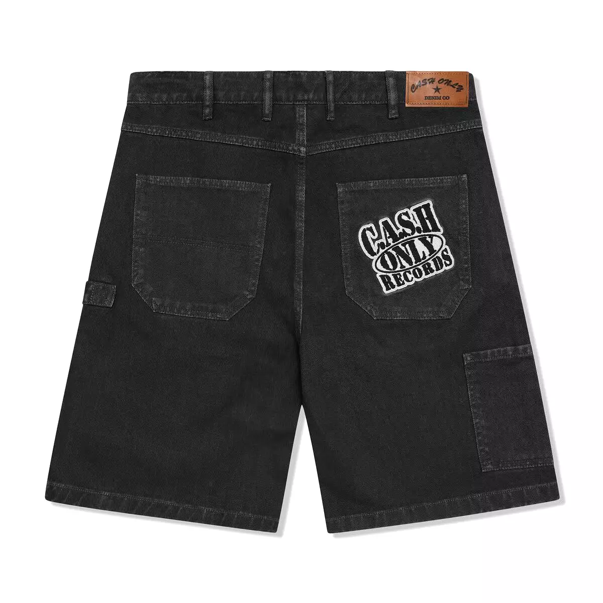 Cash Only Denim Shorts Black