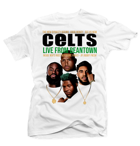 Celtics Death Row White T-Shirt.