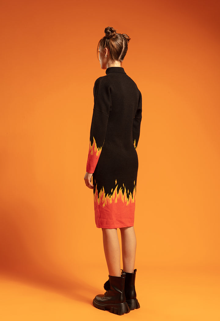 Cheetos Flame Sweater Dress