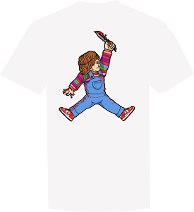 Chucky Plain White T-Shirt