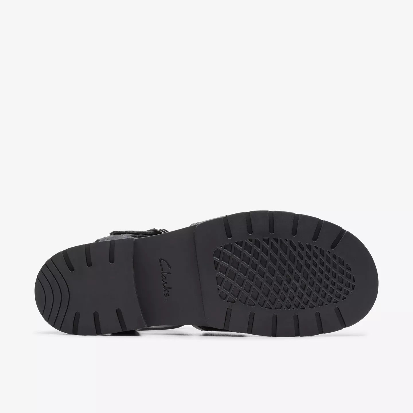 Clarks Black Leather Sandals Orinoco Cove