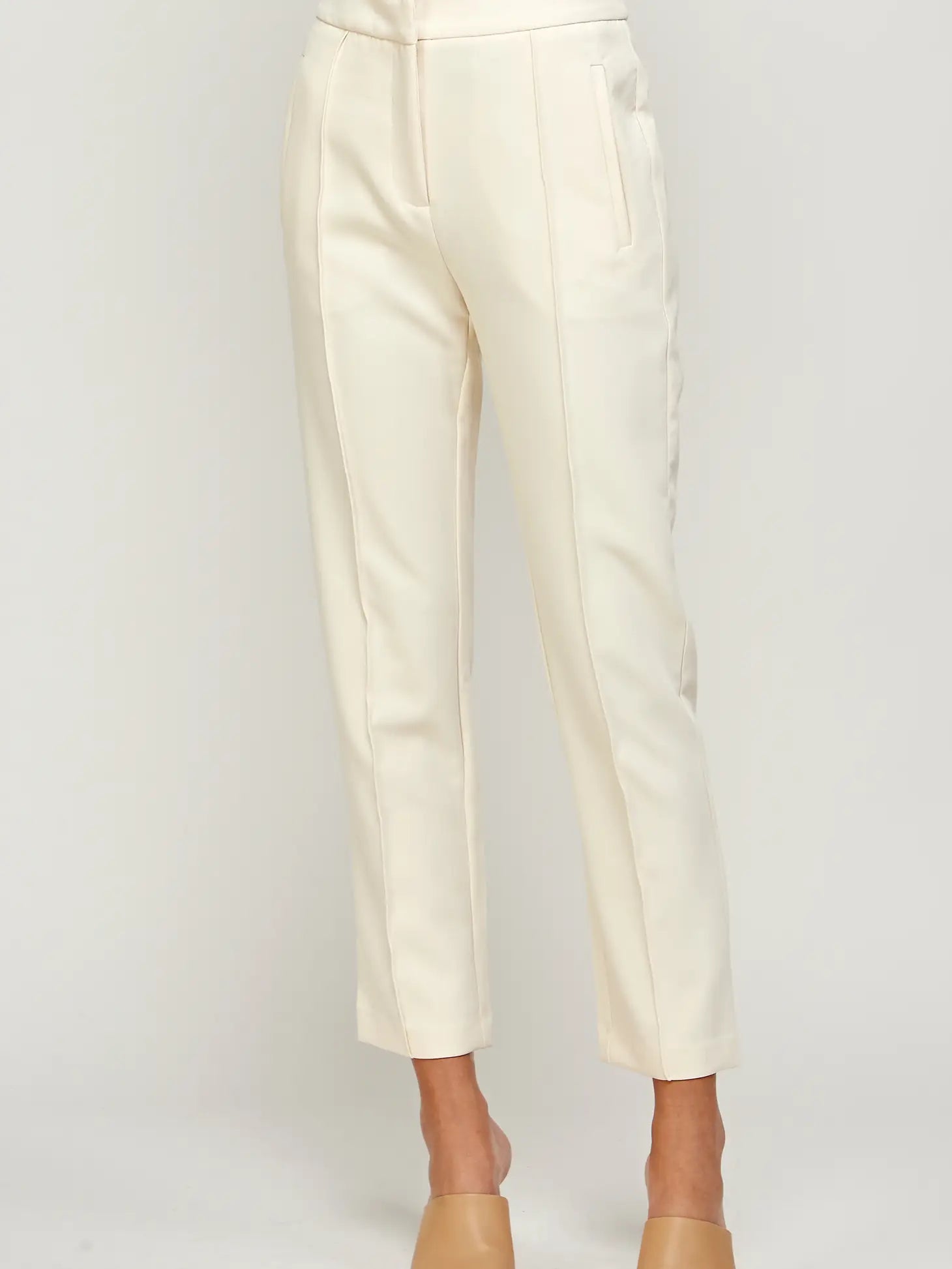 Classic Cropped Straight Pants