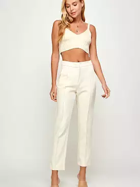 Classic Cropped Straight Pants