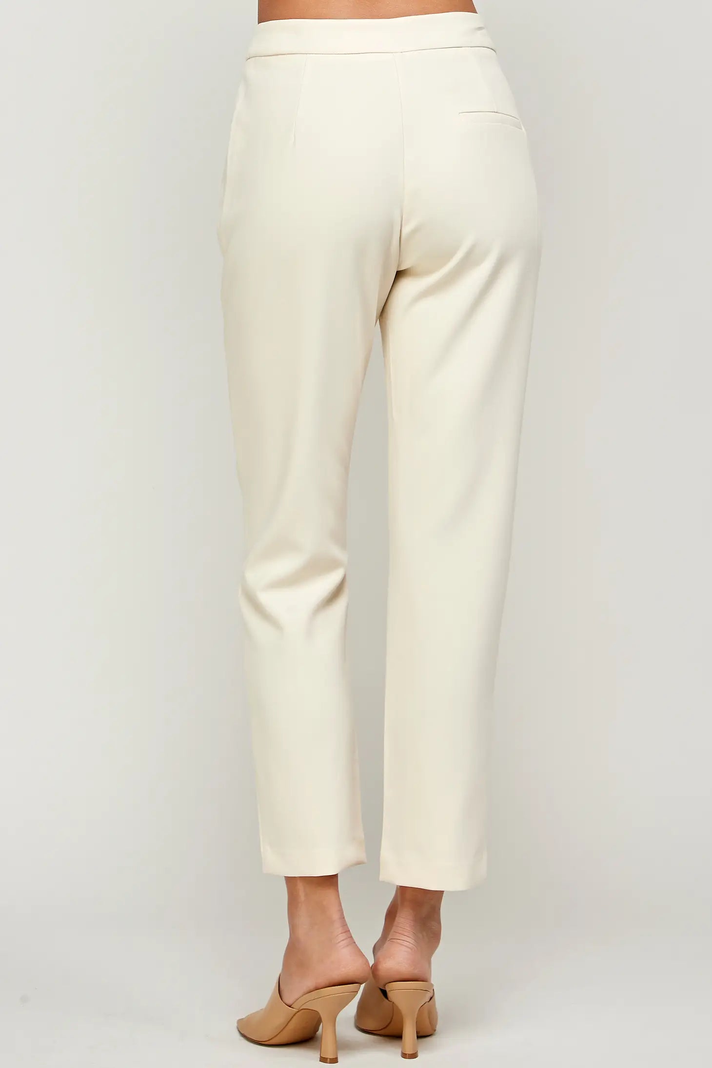 Classic Cropped Straight Pants