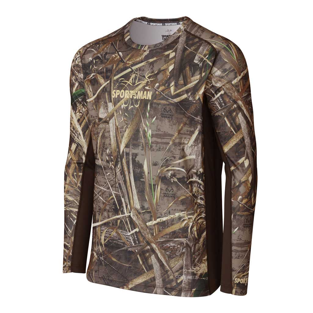 Cool Breeze Pro Camo Fishing Shirt - Long Sleeve, Breathable