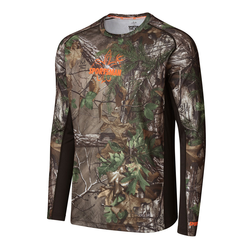 Cool Breeze Pro Camo Fishing Shirt - Long Sleeve, Breathable