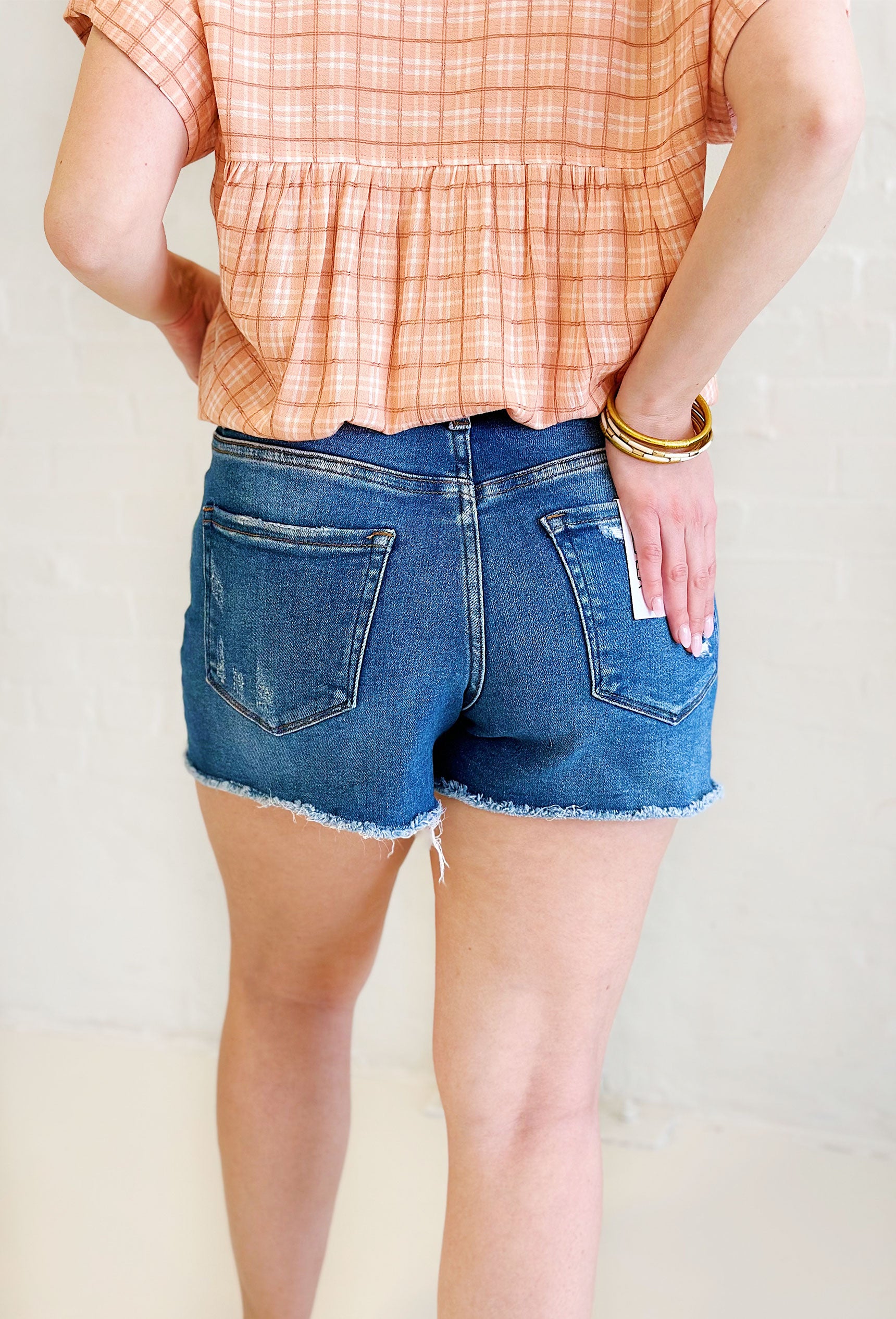 Cortney Mom Denim Shorts by Vervet