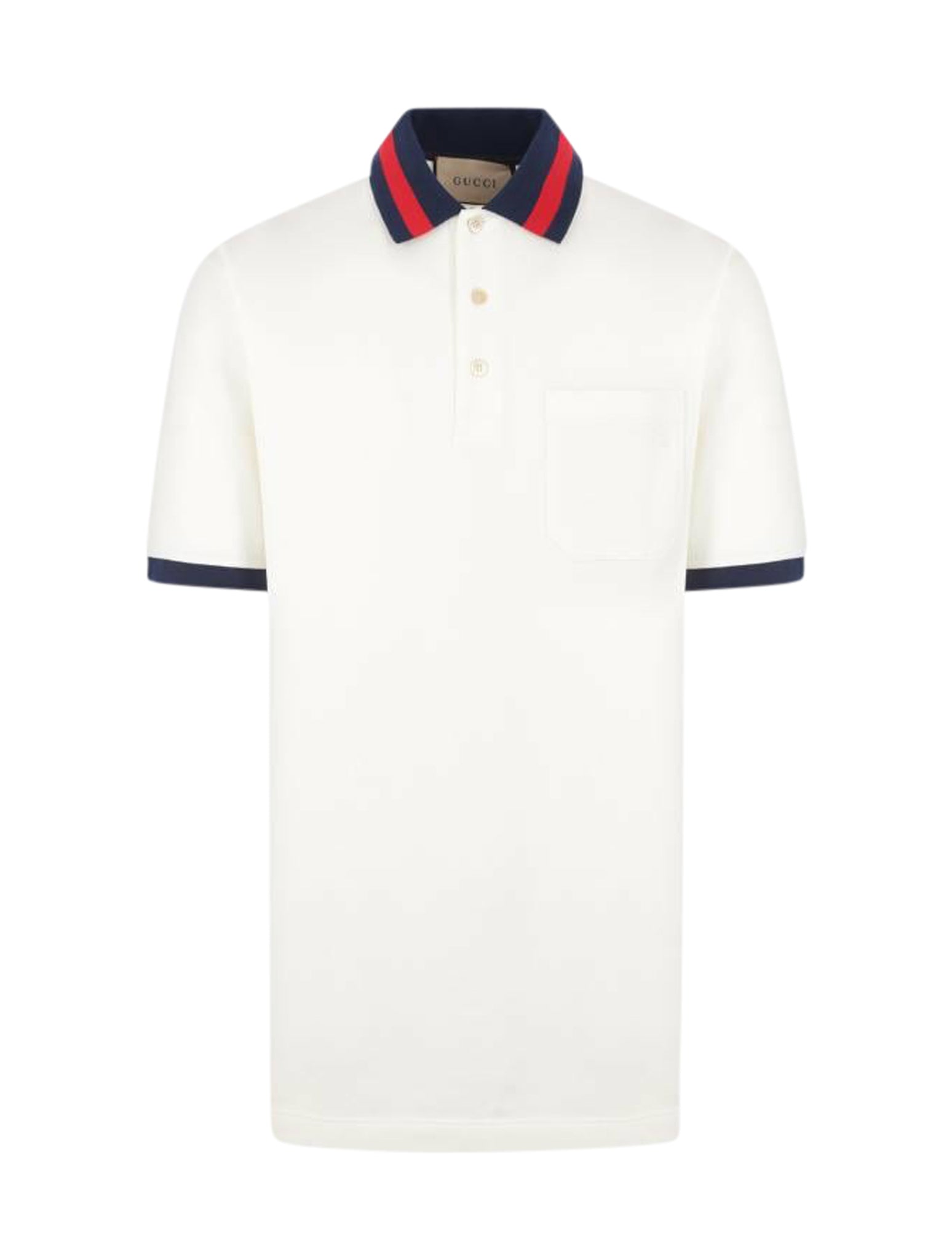 Cotton Pique Polo Shirt Web Collar