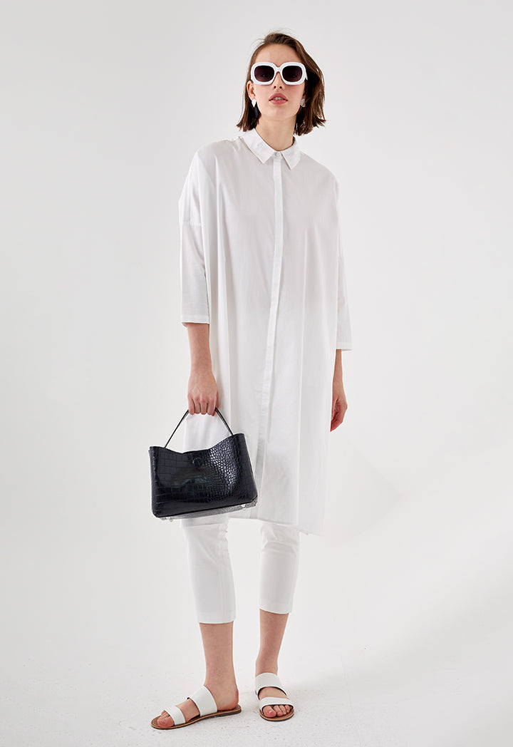 Cotton Shirt Dress