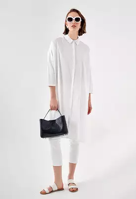 Cotton Shirt Dress