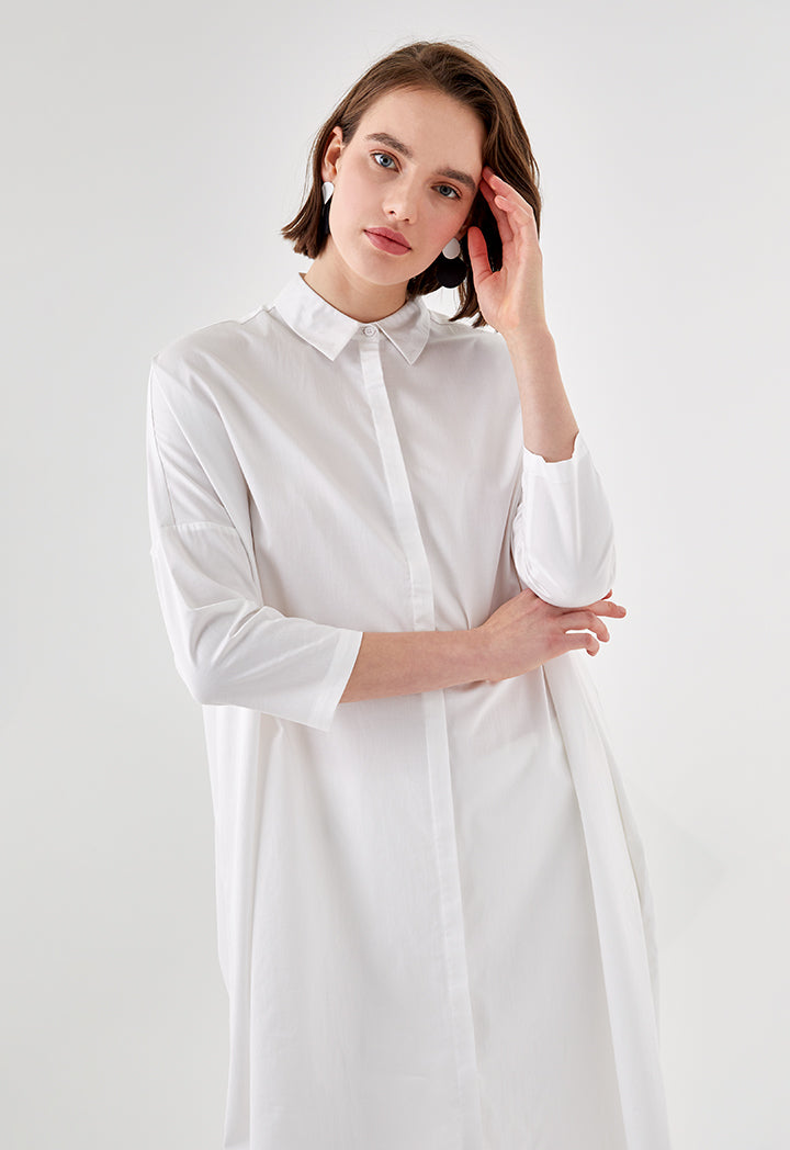 Cotton Shirt Dress