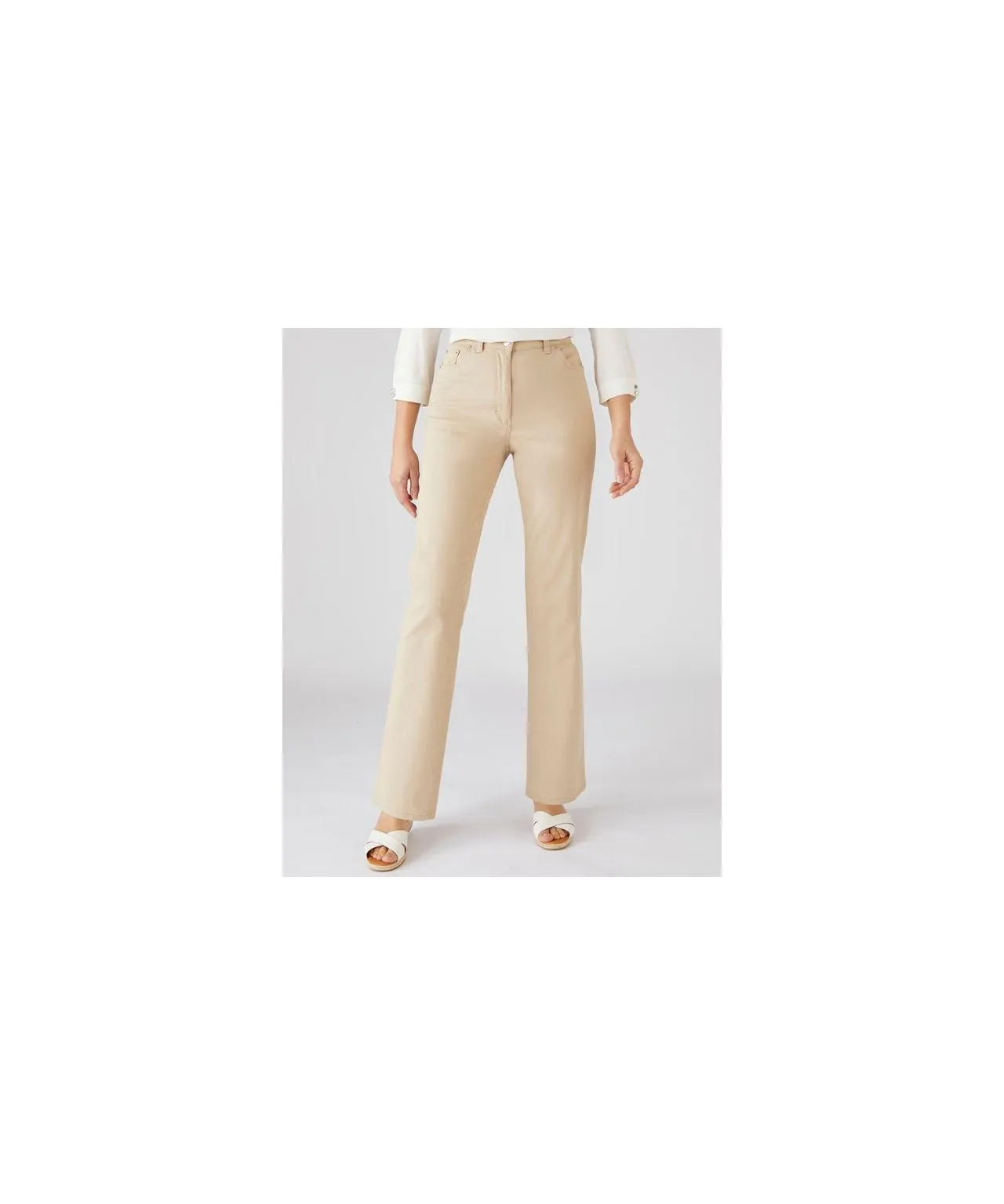 Stretch Cotton Trousers for Comfort