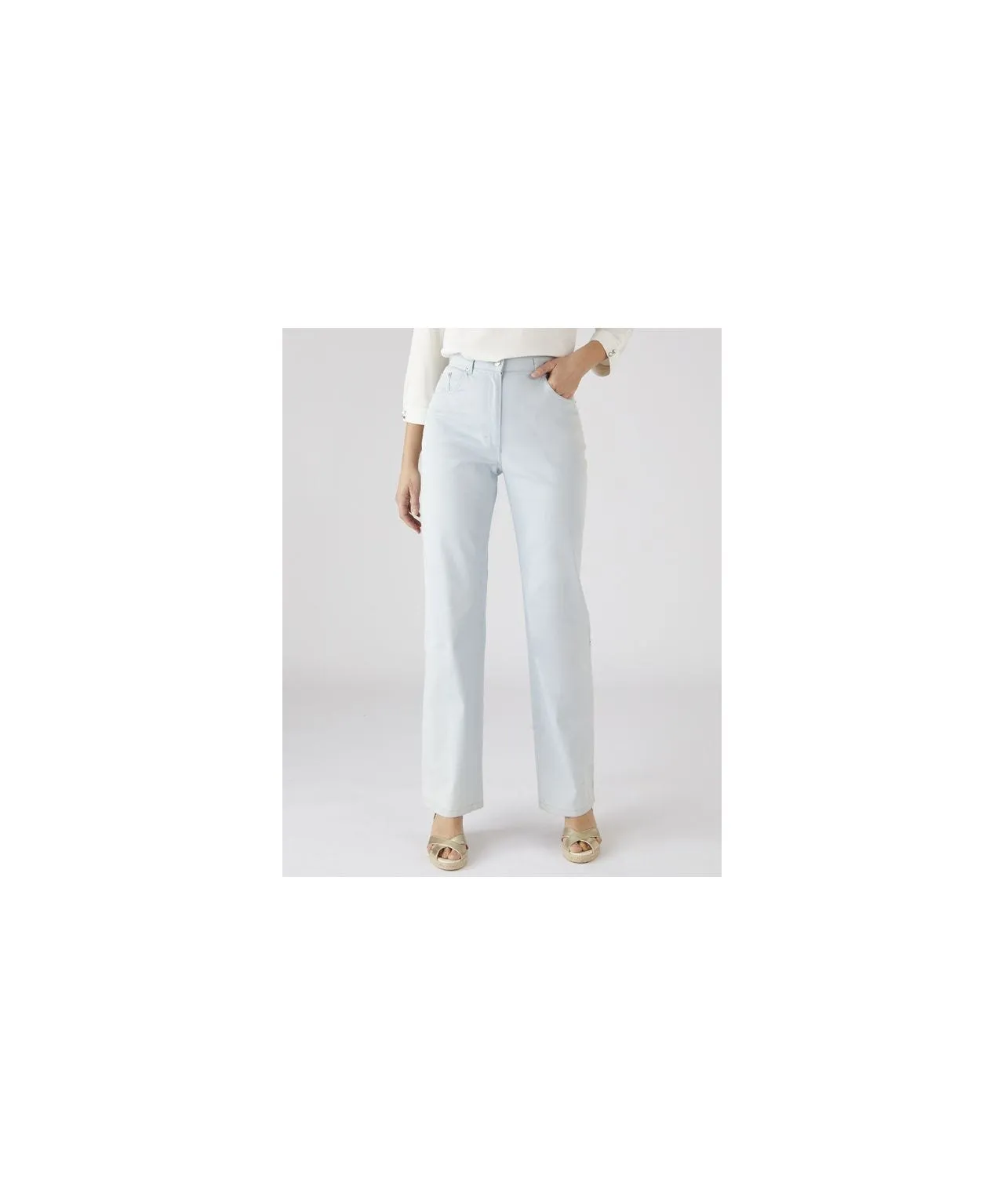 Stretch Cotton Trousers for Comfort