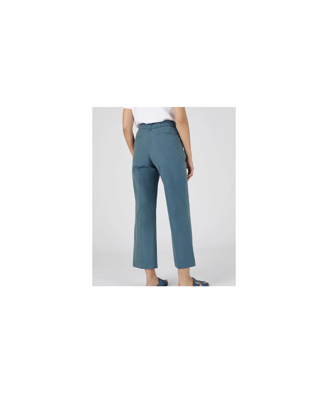 Chic Crop Wide-leg Trousers