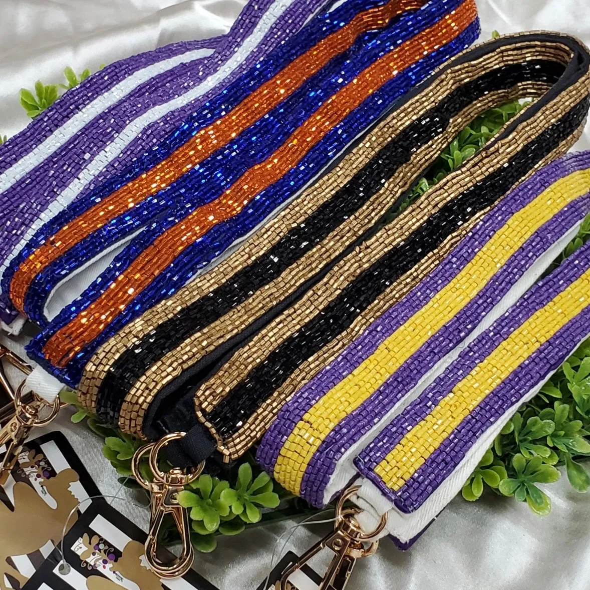 CT Beaded Gameday Purse Strap - Google SEO Result: Stylish and durable CT beaded purse strap for gameday events