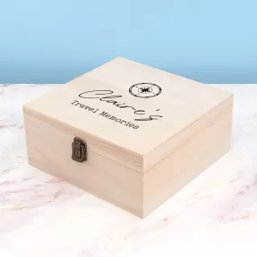 Custom Travel Keepsake Box