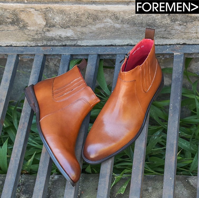 DANKARN | Brown Chelsea Boots - Buy Now