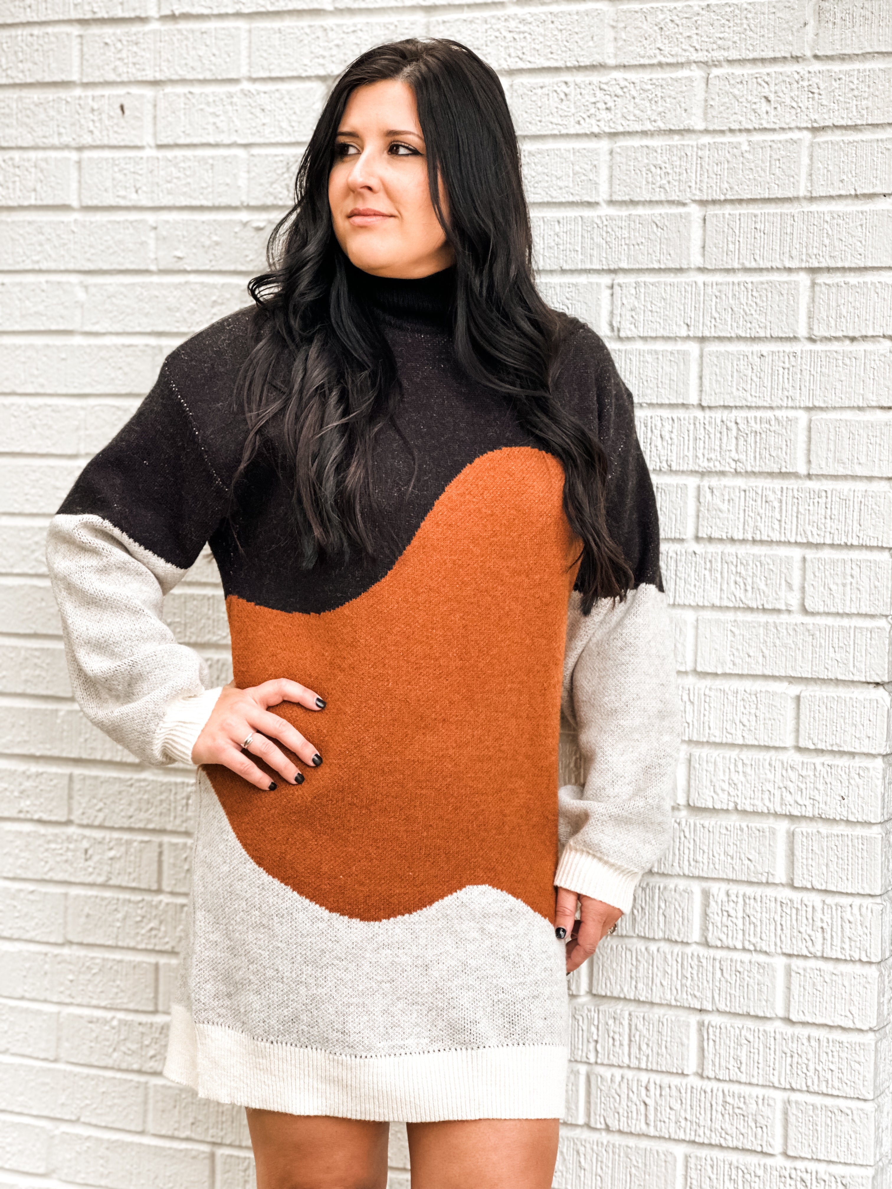 Darby Colorblock Sweater Dress