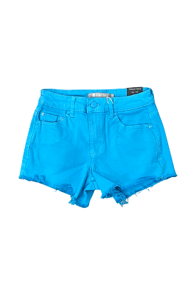 Denim Shorts - Neon Blue Brittany Shorts