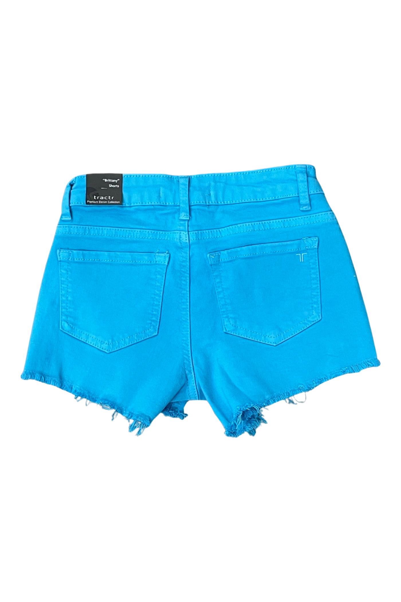 Denim Shorts - Neon Blue Brittany Shorts