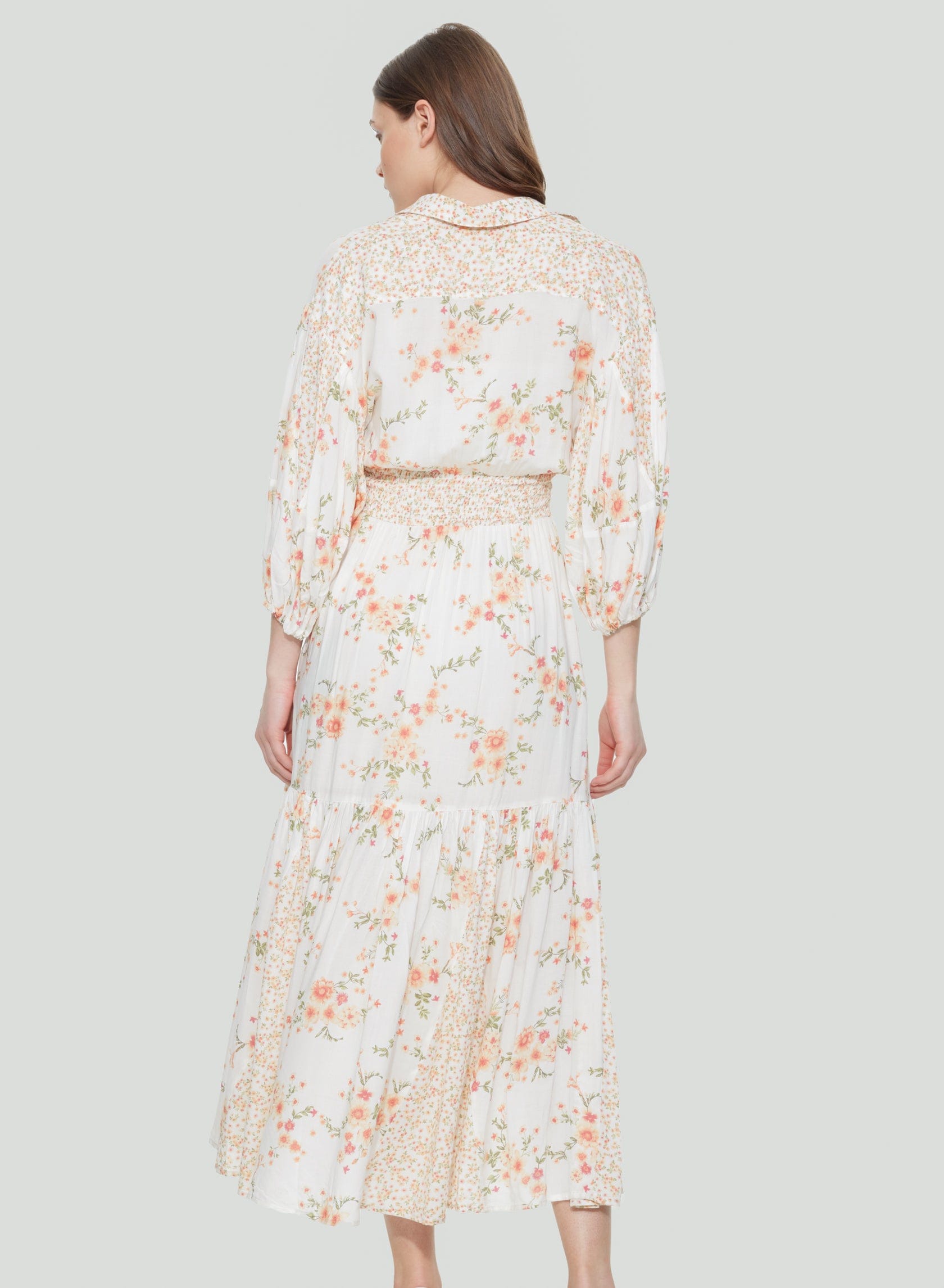 Dex Peachy Floral Dress.