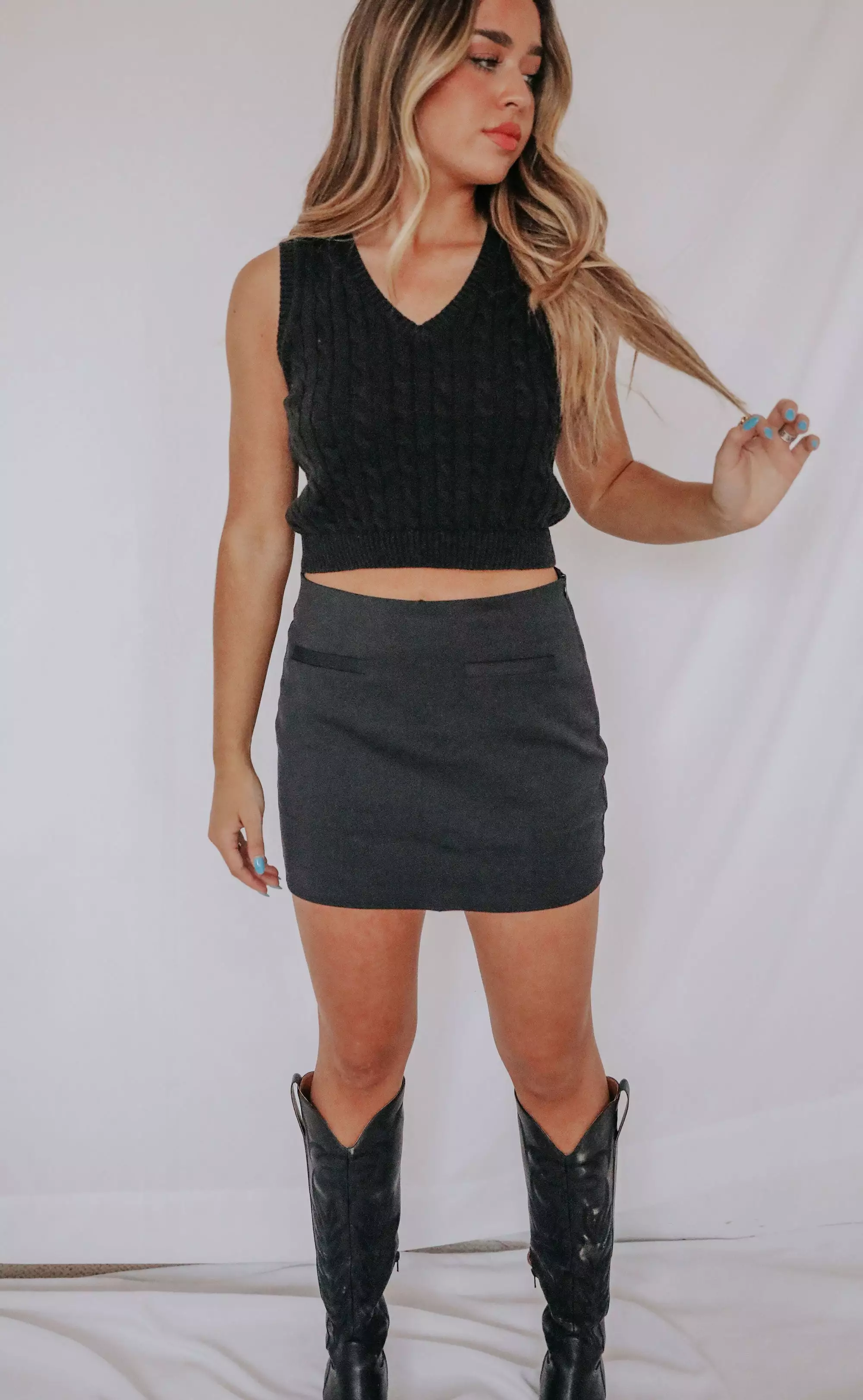 Display petite skirt