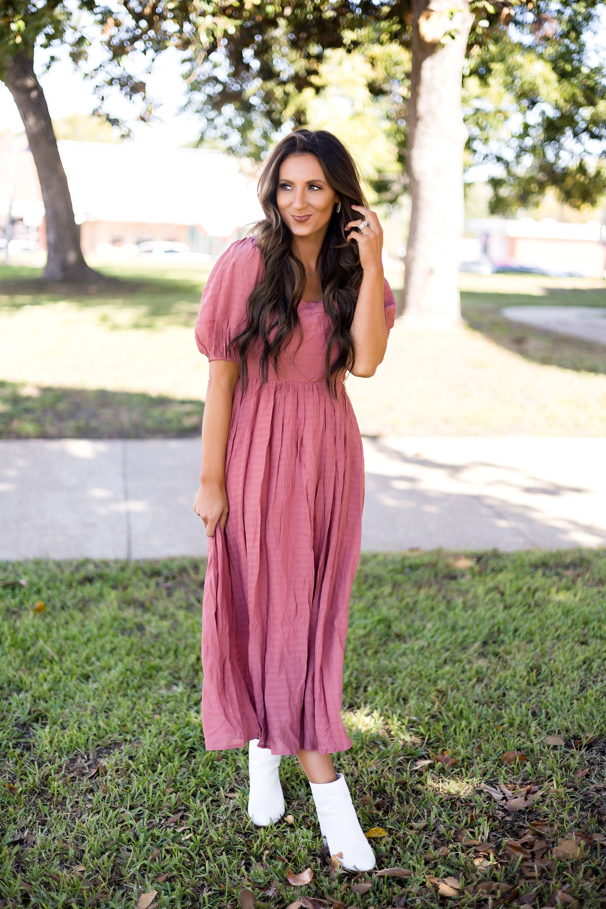 Dusty Rose Dress - Shop Now