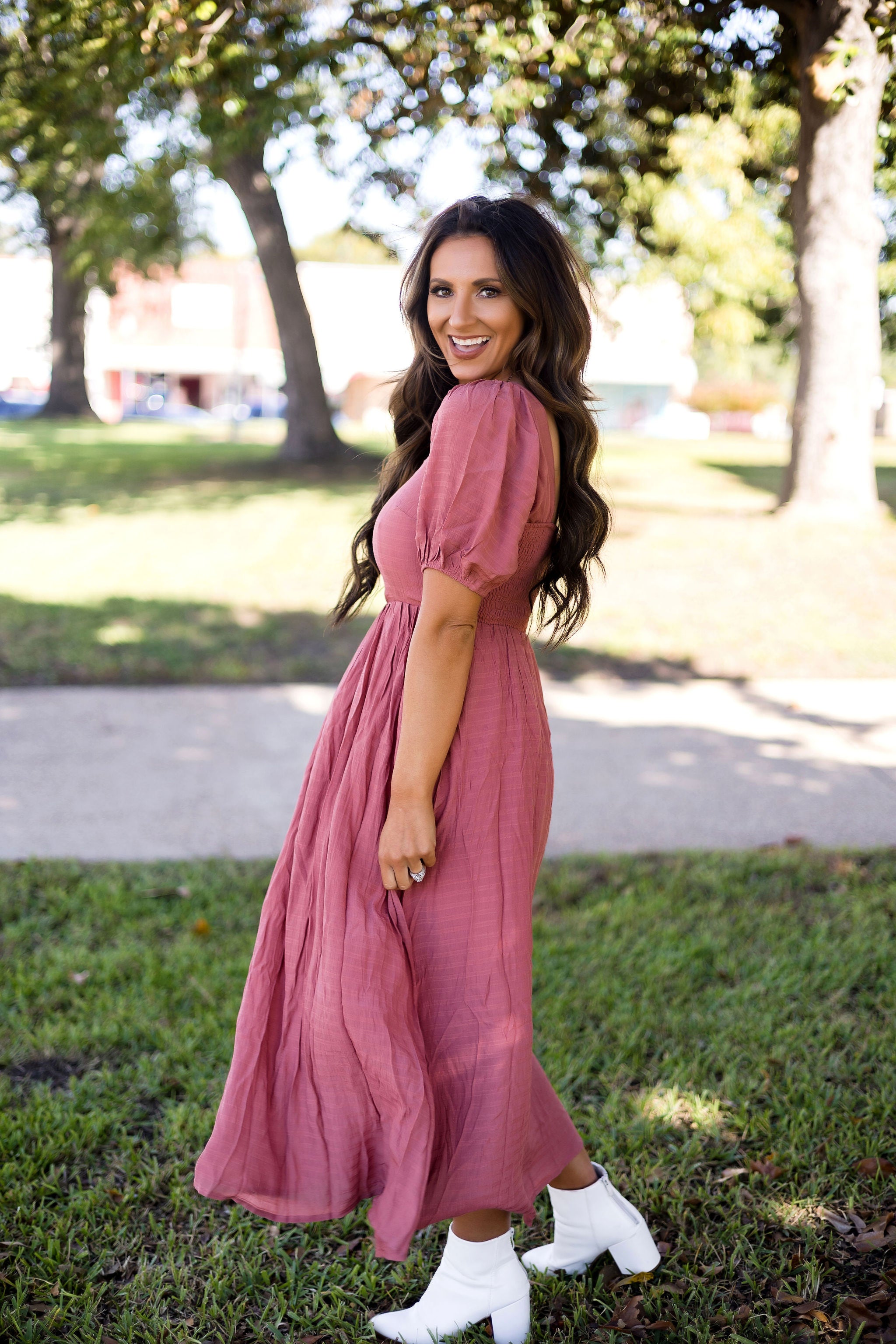 Dusty Rose Dress - Shop Now