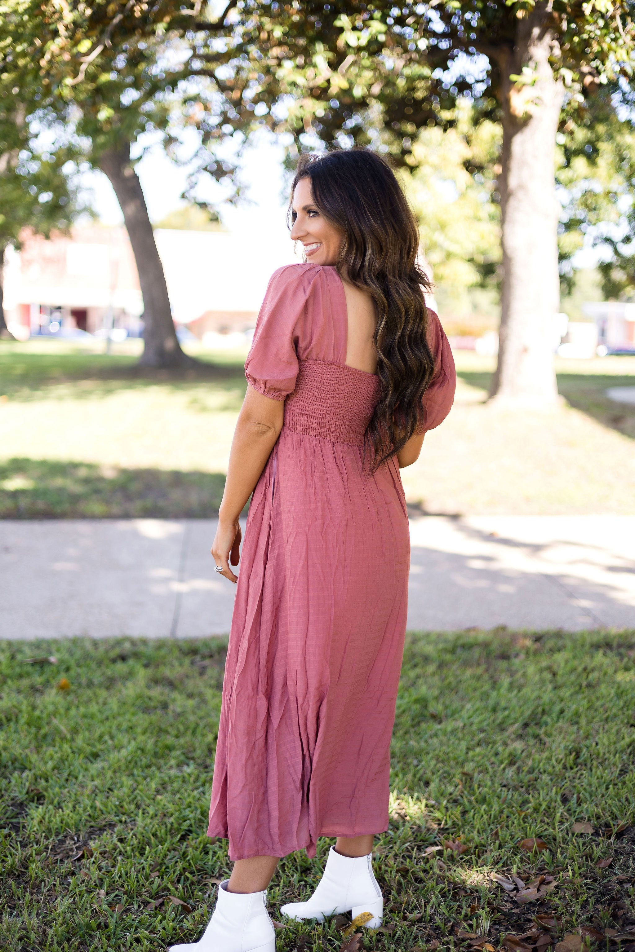 Dusty Rose Dress - Shop Now